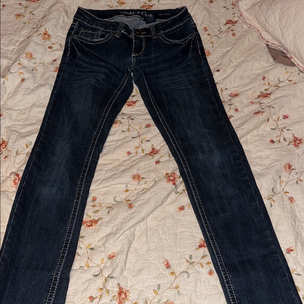 skinny low waisted jeans